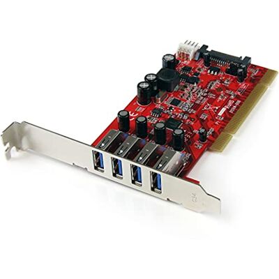 StarTech . com 4 Port USB 3. 0 PCI karta s rozhraním PCI SuperSpeed USB 3 SATA/SP4 intern, 2x USB-A zdířka, Controller karta, PCI/PCI-X, UASP, SuperSpeed StarTech . com 4 Port USB 3. 0 PCI karta s rozhraním PCI SuperSpeed USB 3 SATA/SP4 intern, 2x USB-A zdířka, Controller karta, PCI/PCI-X, UASP, SuperSpeed