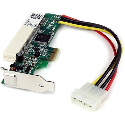 StarTech . com PCI Express karta rozhraní pro Low Profile Adapter karta PCIe Konektor PCIe na PCI zdířku, PCIe base 1.0a, až 250 Mbit/s, napájecí konektor LP4, žádné ovladače StarTech . com PCI Express karta rozhraní pro Low Profile Adapter karta PCIe Konektor PCIe na PCI zdířku, PCIe base 1.0a, až 250 Mbit/s, napájecí konektor LP4, žádné ovladače