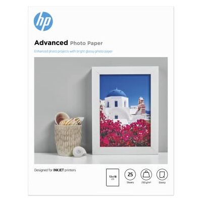 HP Lesklý fotopapír Advanced, bílá HP Lesklý fotopapír Advanced, bílá