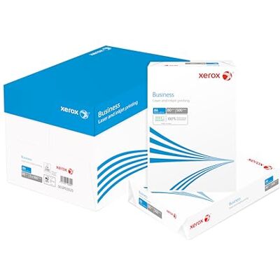 Xerox 003R91820 Business kopírovací papír, papír do tiskárny, univerzální papír DIN A4 80 g/m² 2 500 listů karton (500 listů), bílý Xerox 003R91820 Business kopírovací papír, papír do tiskárny, univerzální papír DIN A4 80 g/m² 2 500 listů karton (500 listů), bílý