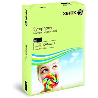 Xerox 003R93965 barevný papír do tiskárny kopírovací papír Symphony pastell Din A4, 80 g/m², 500 listů v balení, zelený Xerox 003R93965 barevný papír do tiskárny kopírovací papír Symphony pastell Din A4, 80 g/m², 500 listů v balení, zelený