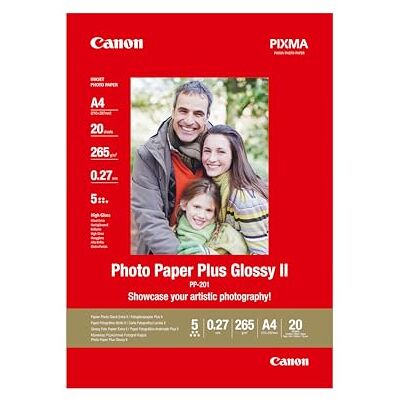 Canon Fotopapír PP-201 lesklý bílý DIN A4 20 listů pro inkoustové tiskárny PIXMA tiskárna (265 g/qm) 2311B019 Canon Fotopapír PP-201 lesklý bílý DIN A4 20 listů pro inkoustové tiskárny PIXMA tiskárna (265 g/qm) 2311B019