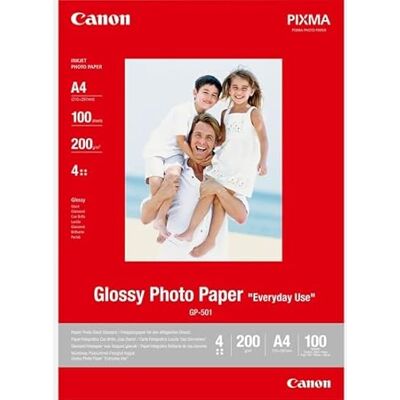 Canon Fotopapír GP-501 lesklý bílý 10 x 15 cm 10 listů pro inkoustové tiskárny tiskárna PIXMA (210 g/m²) Canon Fotopapír GP-501 lesklý bílý 10 x 15 cm 10 listů pro inkoustové tiskárny tiskárna PIXMA (210 g/m²)