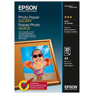 Epson Photo Paper Glossy A4 20 sheet Epson Photo Paper Glossy A4 20 sheet