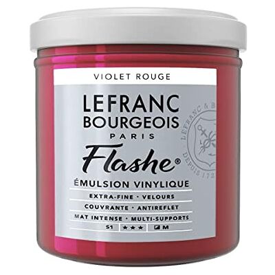 Lefranc Akryl Flashe Barva 125ml -kbelík Červená Fialová - Akrylová barva Lefranc Akryl Flashe Barva 125ml -kbelík Červená Fialová - Akrylová barva
