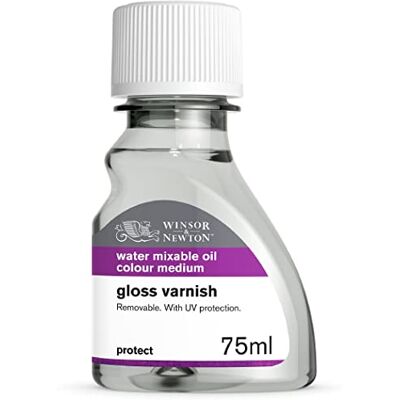 Winsor & Newton 2621721 Artisan olej – lak pro vodou míchatelné olejové barvy – lesklý lak, láhev 75 ml Winsor & Newton 2621721 Artisan olej – lak pro vodou míchatelné olejové barvy – lesklý lak, láhev 75 ml