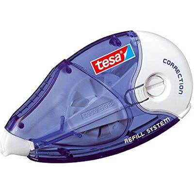 tesa CORRECTION ROLLER, 14 m x 4,2 mm 2 x doplňovací korekční váleček Precizní korekční páska pro čisté korekce, lze okamžitě přepsat bez rozpouštědel, do kanceláře a domácnosti tesa CORRECTION ROLLER, 14 m x 4,2 mm 2 x doplňovací korekční váleček Precizní korekční páska pro čisté korekce, lze okamžitě přepsat bez rozpouštědel, do kanceláře a domácnosti