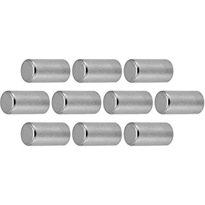 Connex Neodymový tyčový magnet – 10 kusů v praktické sadě Extra silný magnet – 0,9 kg přídržná síla – pro domácnost a hobby – powermagnet – magnetická tyč – mini magnet – Ø 10 x 5 mm Connex Neodymový tyčový magnet – 10 kusů v praktické sadě Extra silný magnet – 0,9 kg přídržná síla – pro domácnost a hobby – powermagnet – magnetická tyč – mini magnet – Ø 10 x 5 mm