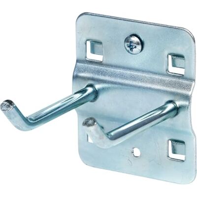 KS Tools 860.0813 dvojitý držák nářadí s šikmou háčkem, Ø 6 mm, 50 mm KS Tools 860.0813 dvojitý držák nářadí s šikmou háčkem, Ø 6 mm, 50 mm