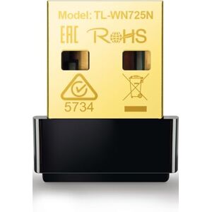 TP-Link Adaptér TL-WN725N USB WLAN Stick (až 150 Mbit/s, velikost, Soft AP, vhodný pro Windows 10 / 8.x/7/XP, Mac OS 10.9 – 10.13) černý TP-Link Adaptér TL-WN725N USB WLAN Stick (až 150 Mbit/s, velikost, Soft AP, vhodný pro Windows 10 / 8.x/7/XP, Mac OS 10.9 – 10.13) černý