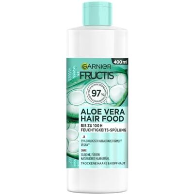 Garnier Fructis Hydratační Aloe Vera Hair Food kondicionér, pro normální až suché vlasy, veganské, 400 ml (balení 1 ks) Garnier Fructis Hydratační Aloe Vera Hair Food kondicionér, pro normální až suché vlasy, veganské, 400 ml (balení 1 ks)