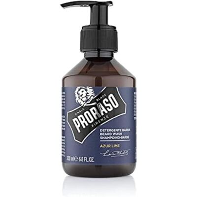 Proraso Azur Lime šampon na vousy & mycí gel, 200 ml Jemně čistí vousy a pokožku, s limetkou a mátou, bez parabenů a silikonů, Made in Italy Proraso Azur Lime šampon na vousy & mycí gel, 200 ml Jemně čistí vousy a pokožku, s limetkou a mátou, bez parabenů a silikonů, Made in Italy