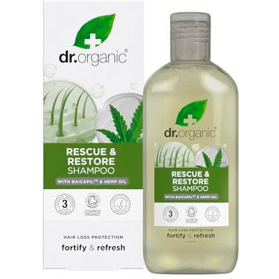 Regenační šampon s konopím od Dr.Organic - Vegetariánský - Bez testování na zvířatech Regenační šampon s konopím od Dr.Organic - Vegetariánský - Bez testování na zvířatech