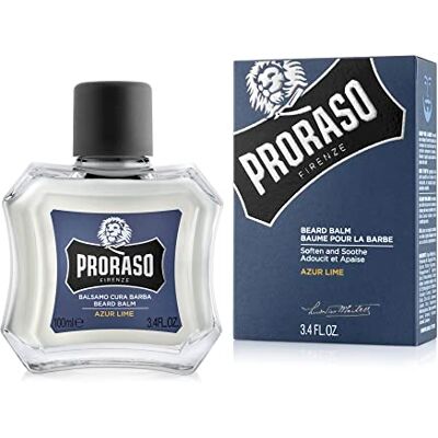 Proraso Azur Lime Beard Balzám na vousy, balzám na vousy, 100 ml Zmírňuje svědění a podráždění, s limetkou a mátou, bez parabenů a silikonů, Made in Italy Proraso Azur Lime Beard Balzám na vousy, balzám na vousy, 100 ml Zmírňuje svědění a podráždění, s limetkou a mátou, bez parabenů a silikonů, Made in Italy