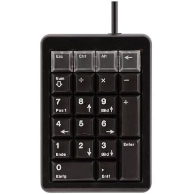 Cherry G84-4700, programovatelná klávesnice, DE s numerickým blokem, černá Cherry G84-4700, programovatelná klávesnice, DE s numerickým blokem, černá