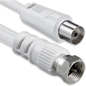 1aTTack.de anténní kabel s koaxiálním F konektorem, typ konektor-spojka, s jednoduchým, dvojnásobným, trojnásobným nebo čtyřnásobným stíněním, 75 db, 85 db, 100 db, 110 db, 120 db, 125 db 1aTTack.de anténní kabel s koaxiálním F konektorem, typ konektor-spojka, s jednoduchým, dvojnásobným, trojnásobným nebo čtyřnásobným stíněním, 75 db, 85 db, 100 db, 110 db, 120 db, 125 db