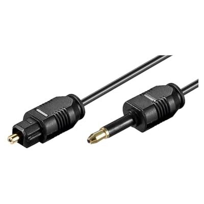 Goobay 51225 Optický digitální audiolink kabel Toslink, průměr 2,2 mm, délka kabelu 2 m Goobay 51225 Optický digitální audiolink kabel Toslink, průměr 2,2 mm, délka kabelu 2 m