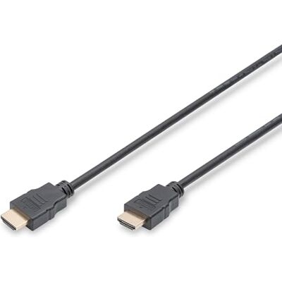 Digitus HDMI kabel Full-HD 3m Ethernet, ARC, CEC, 3D, Dolby kompatibilní s PS4, PS5, Xbox černý Digitus HDMI kabel Full-HD 3m Ethernet, ARC, CEC, 3D, Dolby kompatibilní s PS4, PS5, Xbox černý