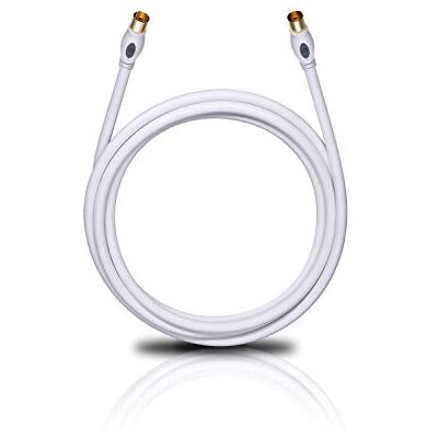 Oehlbach Transmission Plus OFC anténní kabel pro TV a rádio koaxiální konektor m/w, DVB-T2, HDTV, 4k & Ultra HD 7,5 m bílý Oehlbach Transmission Plus OFC anténní kabel pro TV a rádio koaxiální konektor m/w, DVB-T2, HDTV, 4k & Ultra HD 7,5 m bílý
