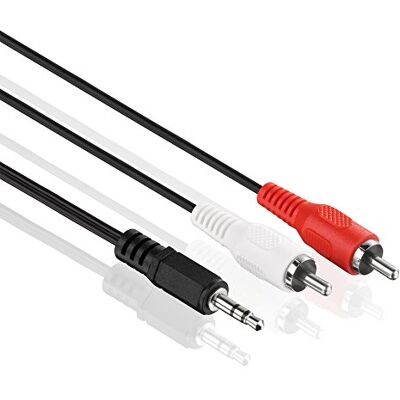 HDSupply LP-AC030-015 Audio Stereo prodlužovací kabel 2x Cinch konektor na 3,5mm konektor 1,50 m, černý HDSupply LP-AC030-015 Audio Stereo prodlužovací kabel 2x Cinch konektor na 3,5mm konektor 1,50 m, černý