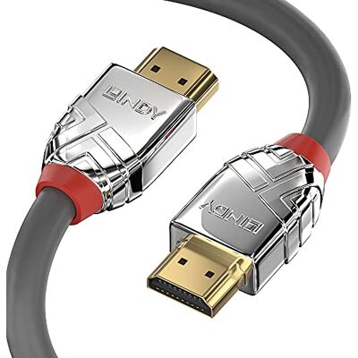 Lindy 37876 10m Standard HDMI Kabel, Cromo Line, anthrazit Lindy 37876 10m Standard HDMI Kabel, Cromo Line, anthrazit