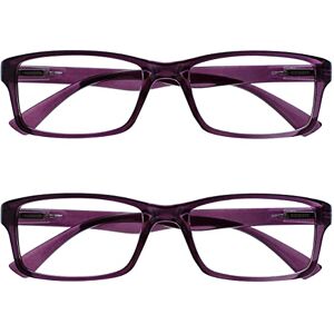 Opulize UVR2092P Fialové +2,50 Dioptrie Čtecí brýle - Reading glasses Opulize UVR2092P Fialové +2,50 Dioptrie Čtecí brýle - Reading glasses
