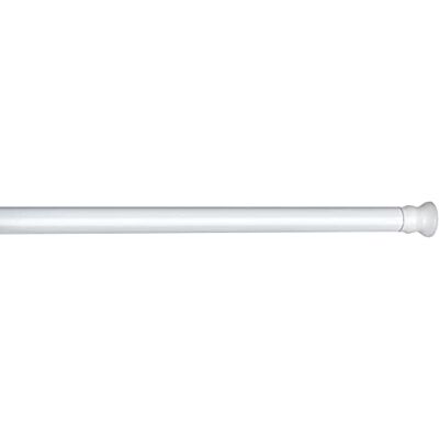 WENKO 19211100 teleskopická sprchová tyč bílá, výsuvná sprchová tyč pro upínání, Ø 2 cm, hliník, 70-115 cm, bílá WENKO 19211100 teleskopická sprchová tyč bílá, výsuvná sprchová tyč pro upínání, Ø 2 cm, hliník, 70-115 cm, bílá