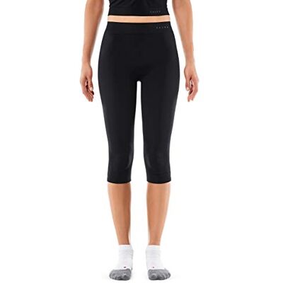 FALKE Funkční kalhoty Tights Warm Impulse 3/4 funkční materiál, dámské černé, prodyšné spodní prádlo na sport, teplé, rychleschnoucí pro mírné až studené teploty, 1 kus für gesünderes Laufen FALKE Funkční kalhoty Tights Warm Impulse 3/4 funkční materiál, dámské černé, prodyšné spodní prádlo na sport, teplé, rychleschnoucí pro mírné až studené teploty, 1 kus für gesünderes Laufen