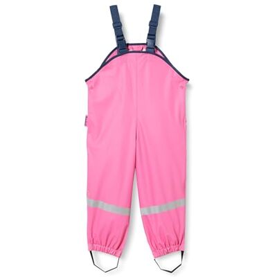 Playshoes Unisex dětské nepromokavé kalhoty do deště oblečení do deště nepromokavé kalhoty s laclem do deště fleecová podšívka Playshoes Unisex dětské nepromokavé kalhoty do deště oblečení do deště nepromokavé kalhoty s laclem do deště fleecová podšívka