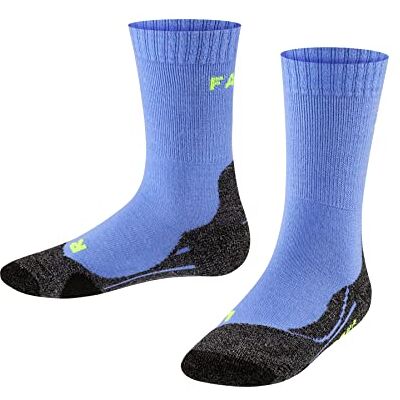 FALKE Unisex dětské turistické ponožky TK2, prodyšné, rychleschnoucí, regulující klima, vlna zabraňující zápachu funkční materiál střední silné polstrování proti foukání teplé trekingové ponožky termo FALKE Unisex dětské turistické ponožky TK2, prodyšné, rychleschnoucí, regulující klima, vlna zabraňující zápachu funkční materiál střední silné polstrování proti foukání teplé trekingové ponožky termo