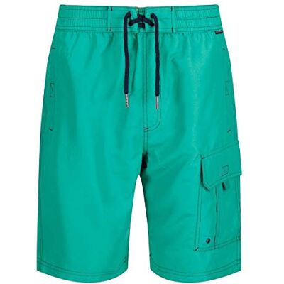 Regatta Hotham Iii Herren Boardshorts mit Netzfutter, schnelltrocknend, mehrere Taschen, Grün (Jelly Bean), XL Regatta Hotham Iii Herren Boardshorts mit Netzfutter, schnelltrocknend, mehrere Taschen, Grün (Jelly Bean), XL