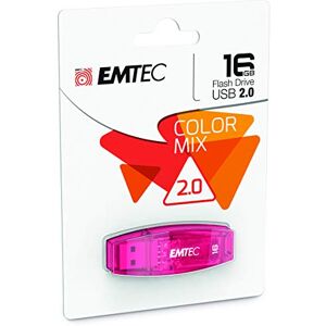 Emtec USB flash disk 16 GB C410 USB 2. 0 Color Mix červená ECMMD16GC410 Emtec USB flash disk 16 GB C410 USB 2. 0 Color Mix červená ECMMD16GC410