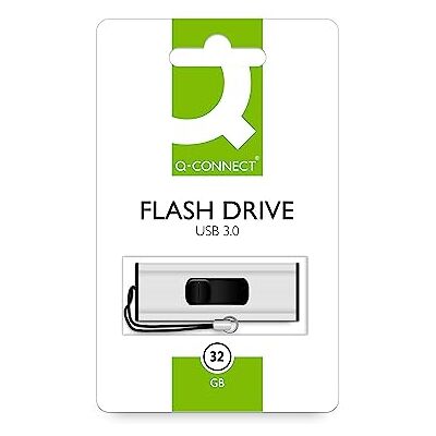Q-Connect 32 Gb USB 3.0 Slider Flash Drive Q-Connect 32 Gb USB 3.0 Slider Flash Drive
