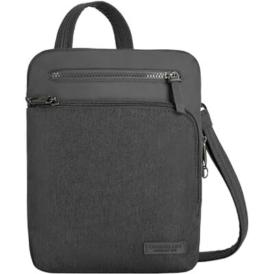 Travelon Unisex Anti-theft Metro Small Crossbody taška přes rameno, Šedá, Jednotná velikost, Metro Small Crossbody s ochranou proti krádeži Travelon Unisex Anti-theft Metro Small Crossbody taška přes rameno, Šedá, Jednotná velikost, Metro Small Crossbody s ochranou proti krádeži