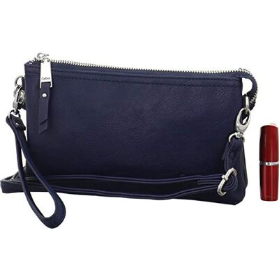 Gabor bags Emmy Dámská Clutch večerní kabelka malá, modrá, S, 001642 Gabor bags Emmy Dámská Clutch večerní kabelka malá, modrá, S, 001642