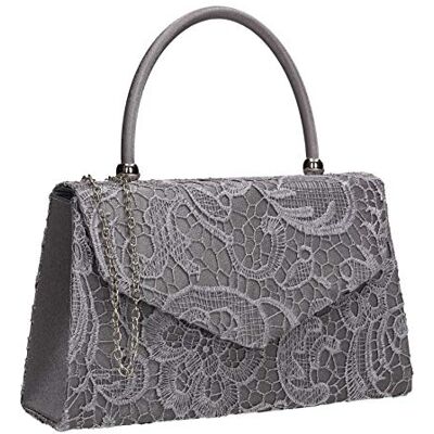 SwankySwans Kendall Lace Smart elegantní taška, Šedá, Jednotná velikost SwankySwans Kendall Lace Smart elegantní taška, Šedá, Jednotná velikost