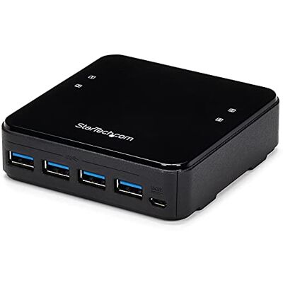 StarTech.com USB 3.0 sdílení přepínačů 4x4 pro periferní zařízení USB přepínač pro Mac / Windows / Linux 4 porty USB 3.0 Switch StarTech.com USB 3.0 sdílení přepínačů 4x4 pro periferní zařízení USB přepínač pro Mac / Windows / Linux 4 porty USB 3.0 Switch