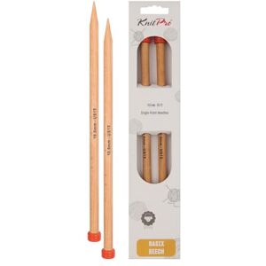 KnitPro Basix bříza jehlice na pletení - 25cm 10mm KnitPro Basix bříza jehlice na pletení - 25cm 10mm