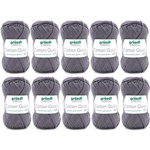 Barevná příze Cotton Quick Uni od Gründl - Pletení a háčkování - 50g Barevná příze Cotton Quick Uni od Gründl - Pletení a háčkování - 50g