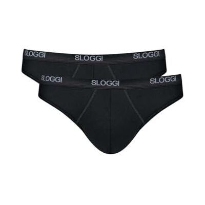 Sloggi pánské, kalhotky, Men Basic Mini poštovní Bez motýlka černá Sloggi pánské, kalhotky, Men Basic Mini poštovní Bez motýlka černá