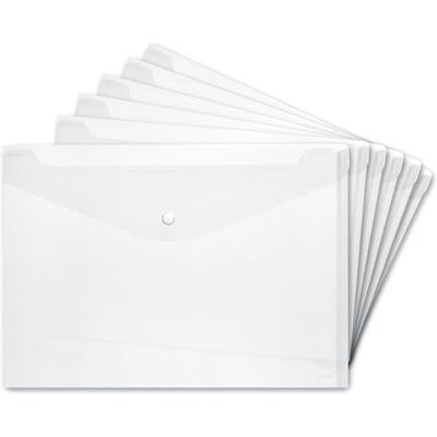 Herlitz 10657930 taška na dokumenty A4 se zapínáním na patenty, 6 kusů, bezbarvé (bezbarvé) Herlitz 10657930 taška na dokumenty A4 se zapínáním na patenty, 6 kusů, bezbarvé (bezbarvé)