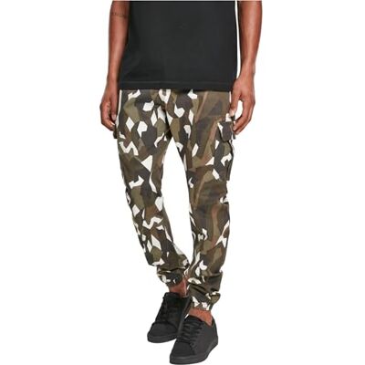 Urban Classics Herren Geometric Camo Stretch Twill Cargo Pants Urban Classics Herren Geometric Camo Stretch Twill Cargo Pants