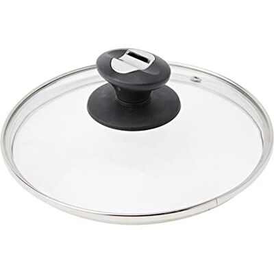 LACOR 71918 Glasdeckel 18 cm Langlebiges Profi-Utensil; entwickelt für optimale Leistung und schnelle, unkomplizierte Reinigung in der Spülmaschine LACOR 71918 Glasdeckel 18 cm Langlebiges Profi-Utensil; entwickelt für optimale Leistung und schnelle, unkomplizierte Reinigung in der Spülmaschine