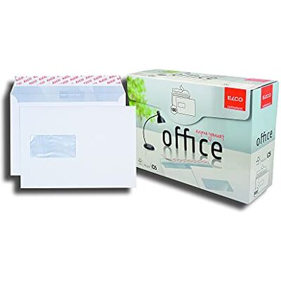Elco Office Versandtasche C5 100 g/m² FSC-zertifiziert mit Haftverschluss 90 x 45 mm in Shop-Box 100 Stück weiß Elco Office Versandtasche C5 100 g/m² FSC-zertifiziert mit Haftverschluss 90 x 45 mm in Shop-Box 100 Stück weiß