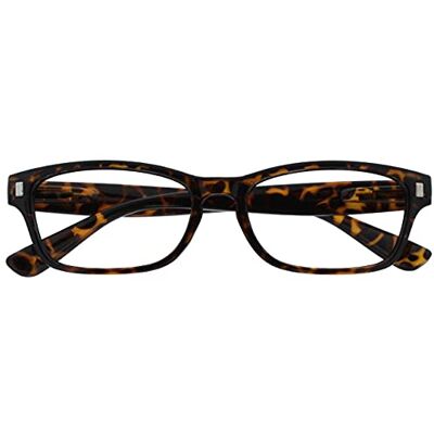 Opulize UV čtečky - Unisex - Stabilní rám - 52mm - Čirá čočka - Hnědý Patt povrch - UVR010 Opulize UV čtečky - Unisex - Stabilní rám - 52mm - Čirá čočka - Hnědý Patt povrch - UVR010
