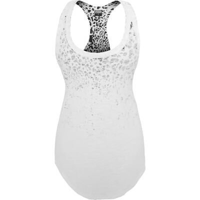 Urban Classics Dámský dlouhý leo Print volný sportovní tank top Urban Classics Dámský dlouhý leo Print volný sportovní tank top