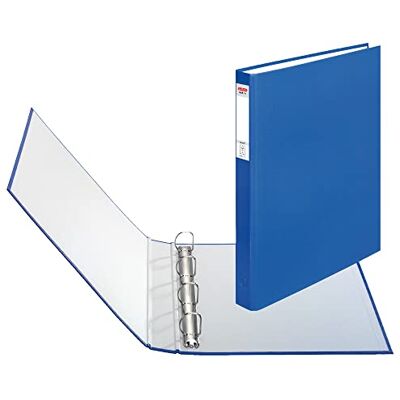 Herlitz Kniha s kroužkovou vazbou maX. file pRotect A4, 1 kus, kombinovaná mechanika se 4 kroužky, 25 mm výška výplně, modrá Herlitz Kniha s kroužkovou vazbou maX. file pRotect A4, 1 kus, kombinovaná mechanika se 4 kroužky, 25 mm výška výplně, modrá