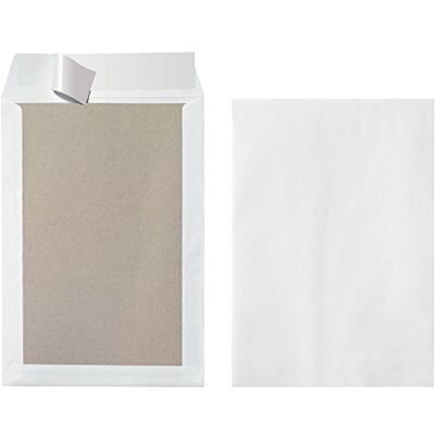 Herlitz 10901049 Přepravní taška B4 s lepenkovou zadní stěnou, bílá, 10 kusů zavařených s lepením (10) Herlitz 10901049 Přepravní taška B4 s lepenkovou zadní stěnou, bílá, 10 kusů zavařených s lepením (10)