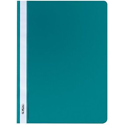 Herlitz rychlovazače A4, plast, tyrkysová, 10 kusů Herlitz rychlovazače A4, plast, tyrkysová, 10 kusů