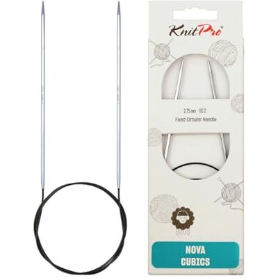 KnitPro Nova Cubics Měděná Kruhová Jehla - 60cm US2 KnitPro Nova Cubics Měděná Kruhová Jehla - 60cm US2